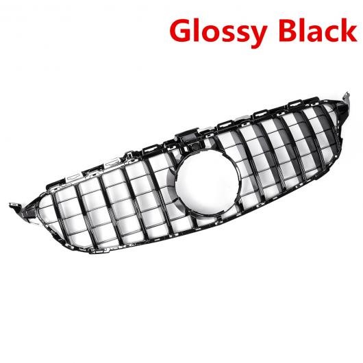 GT ����/�N���[�� �t�����g �o���p�[ �O���� �J�o�[ �K�p: �����Z�f�X �x���c W205 C250 C350 C43 2015-2018 �J���� �z�[�� �u���b�N AL-II-3424 AL