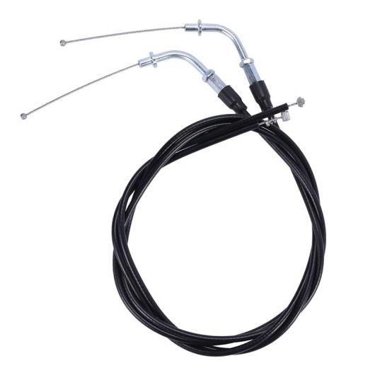 1 ペア バイク 110cm スロットル スロットル ライン ケーブル ワイヤー 適用: スポーツスター XL883 XL1200 XL 883 1200 タイプ001 AL-JJ-3151 2輪 AL