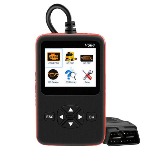�K�p: �g���b�N V500 OBD OBD2 �X�L���i�[ 2in1 �f�f �c�[�� CR-HD �g���b�N EOBD OBD PK ELM327 V1.5 NL102 �^�C�v001 AL-KK-4949 AL