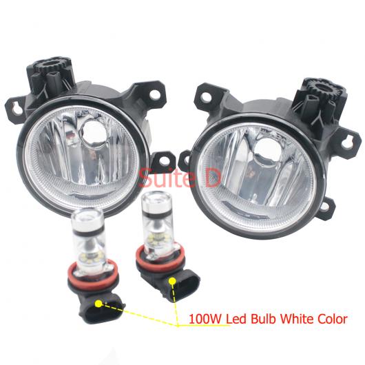2�s�[�X 9LED �t�H�O���C�g �����v �K�p: �t�B�A�b�g/FIAT X82 296 2020 2016 2017 2018 2019 H11 12V �n���Q�� �t�H�O���C�g DRL �^�C�vD AL-KK-6621 AL