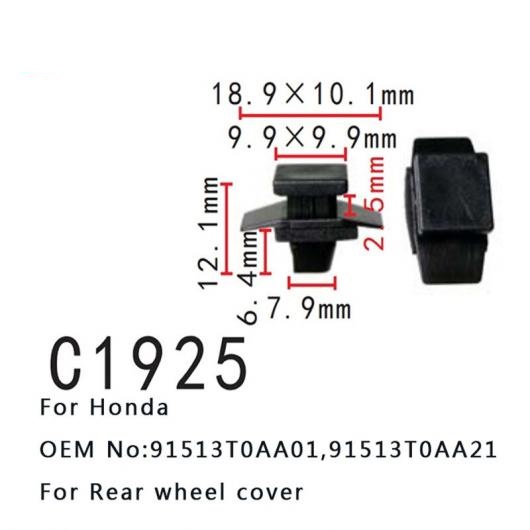 �t�@�X�i�[ �v���[�g �o�b�N�� �|�W�V���i�[ �K�p: �z���_ 91513T0AA01 91513T0AA21 ���A �z�C�[�� �J�o�[ �N���b�v 20�s�[�X AL-MM-0627 AL