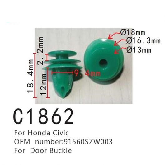 �h�A �C���e���A �h�A �o�b�N�� �K�p: �z���_ �V�r�b�N 91560SZW003 50�s�[�X AL-MM-0988 AL
