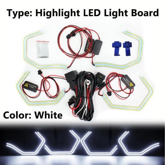 4ピース M4 LED クリスタル エンジェル アイ キット アイ キット 適用: BMW 4 5シリーズ E60 E61F32 F33 F36 シェードなし ホワイト AL-MM-8475 AL
