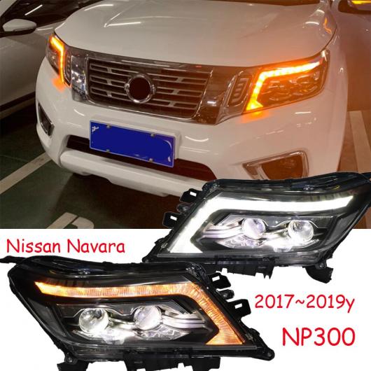 バンパー 天々照明ランプ 当て嵌める: 日産 ナバラ 前照灯 NP300 2017-2020 手あい001 日産 ナバラ NP300 2017-2020 HID キセノン 弁膜 AL-OO-0185 AL その他ライト-自動車