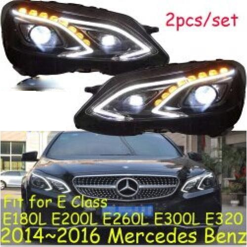 バンパー ランプ 適用: W212 E260L E300L E400L LED ヘッドライト 2013 2014 2015 年 ヘッド 2ピース ベンツ W212 2013-2015 AL-OO-0325 AL