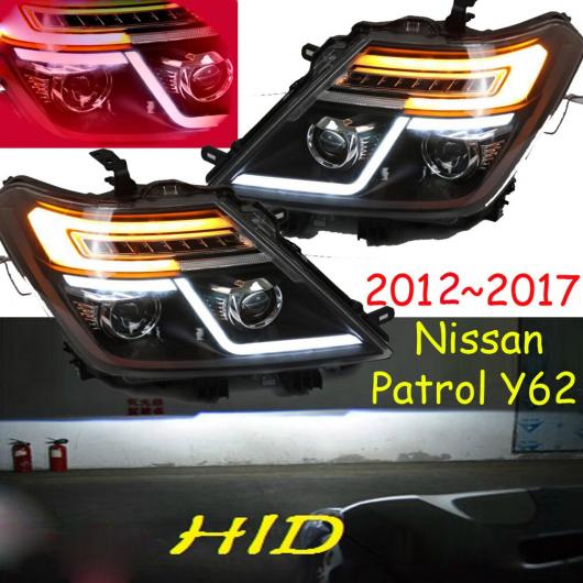 ヘッド ライト 適用: パトロール ヘッドライト Y62 2ピース ヘッドライト 日産 パトロール Y62 2012-2017 ヘッドライトバルブ AL-OO-0385 AL