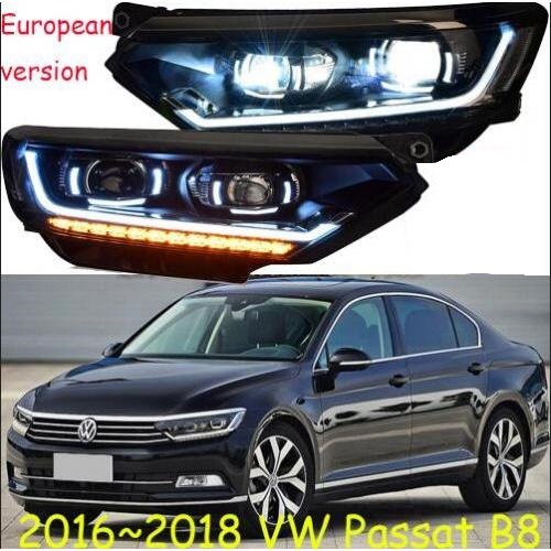 2ピース 適用: パサート B8 ヘッドライト 2017 2018 マゴタン DRL HID ヘッド ランプ 2ピース VW パサート B8 2017 2018 AL OO 0412 AL :504634150:オートパーツエージェンシー2号店