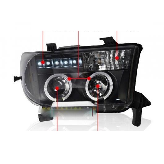 バンパー ランプ 適用: タンドラ ヘッドライト 2007-2013 ヘッド DRL
