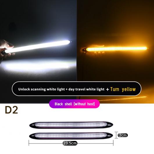 12V LED ともし火 ストリップショー DRL デイタイム 駈けっくら ともし火 ストリップショー 曲げ易い LED 前照灯 D2 白いこと 黄色 AL-OO-1045 AL 自動車-車、バイク、自転車-その他ライト