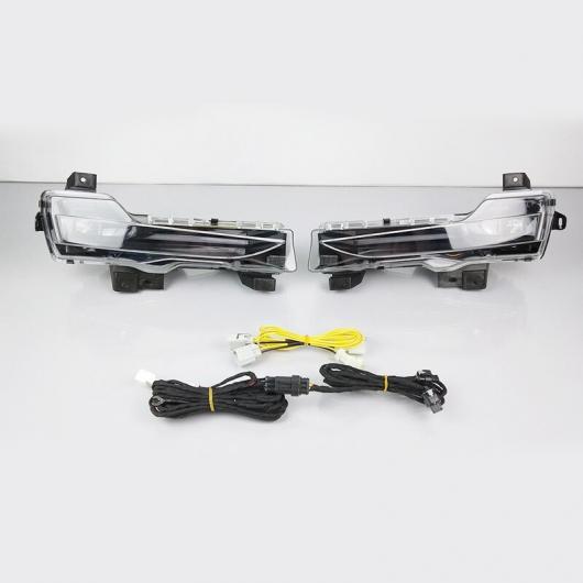 デイタイムランニングライト パーツ 適用: テスラ/TESLA モデル 3 2019-2021 LED シグナル ライト DRL フォグランプ イエロー×ホワイト AL-OO-1120 AL