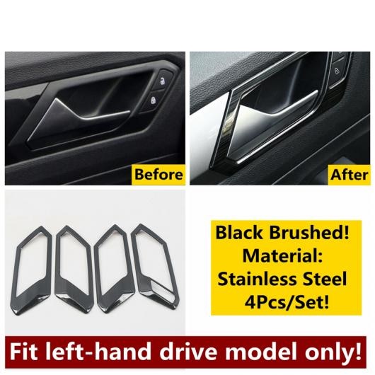 �C���i�[ �h�A �n���h�� �{�E�� �t���[�� �J�o�[ �g���� �K�p: VW �t�H���N�X���[�Q��/VOLKSWAGEN T-ROC 2018 2019 �u���b�N �͗l AL-OO-4990 AL