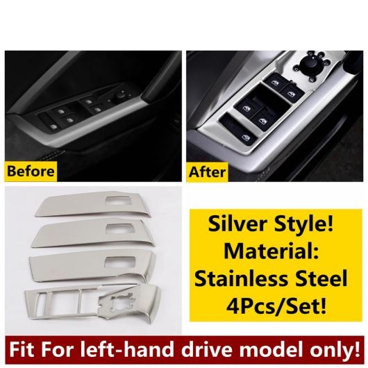 ABS/�X�e�����X �X�`�[�� �A�N�Z�T���[ �K�p: �A�E�f�B/AUDI Q3 F3 2019-2022�h�A �A�[�����X�g �E�C���h�E ���t�g �{�^�� �p�l�� �^�C�vD AL-OO-5100 AL