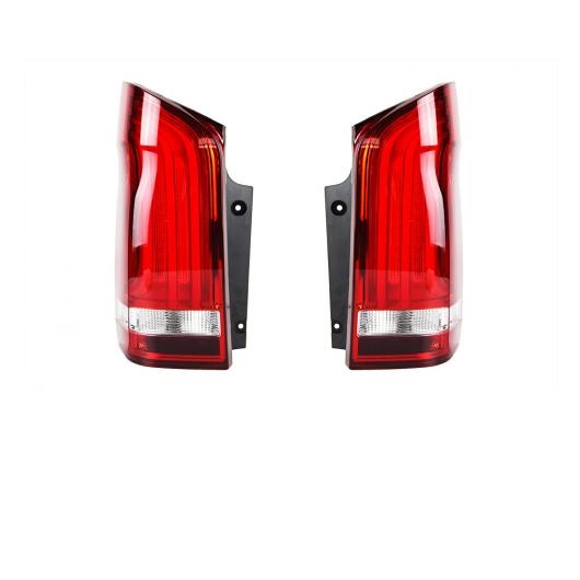 テール ランプ 適用: ヴィト LED テールライト 2016-2021 ヴィト リア フォグ ブレーキ ウインカー レッド・ダークグレー AL-OO-7919 AL_1