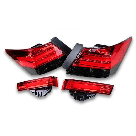 テール ランプ 適用: アコード LED テールライト 2008-2012 アコード リア フォグ ブレーキ スモーク〜レッド ホワイト AL-OO-8052 AL_2