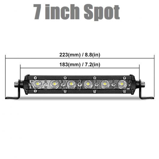1�s�[�X �X�[�p�[ �u���C�g 6D �����Y 7/13/20�C���` 30W 60W 90W LED ���[�N ���C�g �o�[ 4X4 �I�t���[�h LED ���[�N 7 �C���` AL-RR-6554 AL