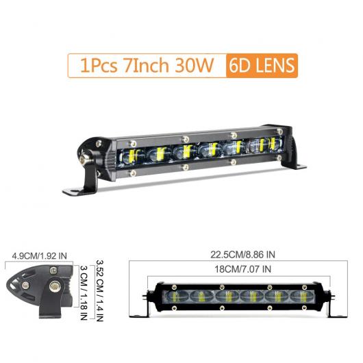 2�s�[�X 25�C���` 120W ���� ���[�N ���C�g 12V 24V LED �X�|�b�g���C�g LED �o�[ ���E���h �I�[�g �g���b�N �I�t ���[�h 30W 1�s�[�X AL-RR-6582 AL