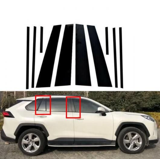 �s���[ �|�X�g �K�p: �g���^ RAV4 2019 2020 2021 2022 2023 �E�C���h�E �C���e���A �h�A �T�C�h ���[���f�B���O �g���� �J�o�[ �u���b�N SR-BB-8509