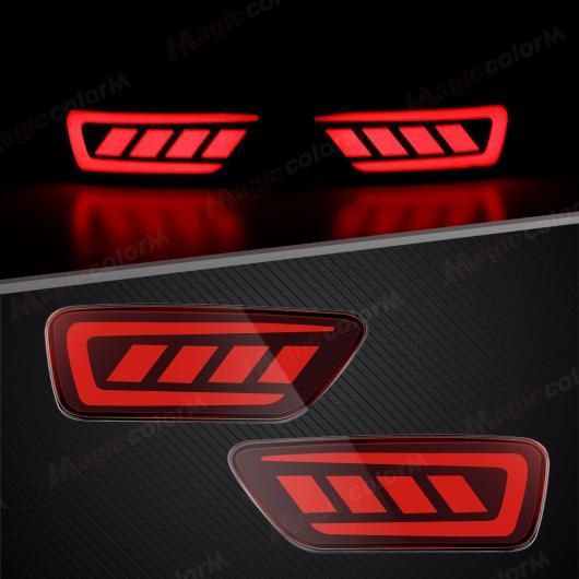 適用: ダッジ/DODGE ジャーニー リア バンパー リフレクター ライト 適用: ジープ/JEEP スモーク シェル・レッド シェル SR-DD-3673_2