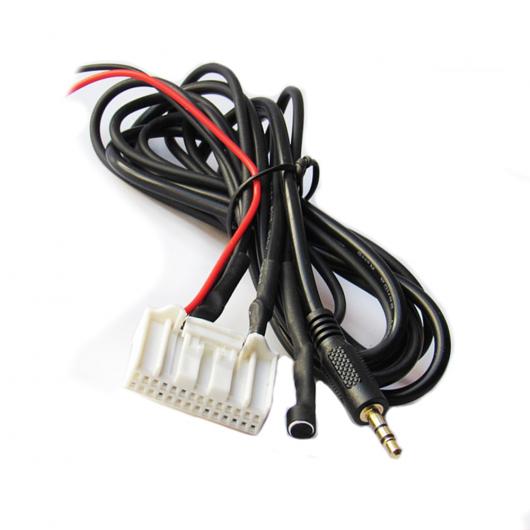 �ԗp�P�[�u�� �J�[ CD �`�F���W���[ 2in1 MICPHONE�}�C�N �A�_�v�^ AUX �I�[�f�B�I �P�[�u�� �g���^ �J���[�� �J���� RAV4 1pcs AL-AA-6874 AL