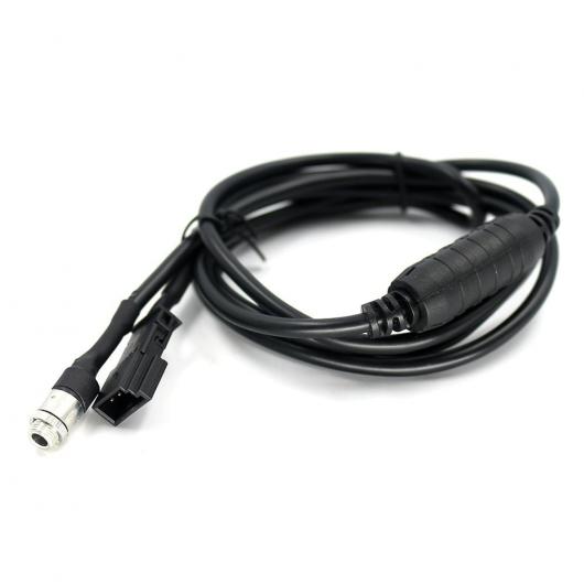 MP3 AUX �A�_�v�^ �I�[�f�B�I �P�[�u�� ���X 3.5mm �v���O BMW BM54 E39 E46 E38 E53 X5 iPod MP3 ���C�� 3PIN iPhone female 3pin AL-AA-7024 AL