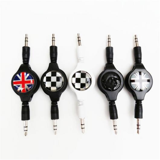 3.5mm ���j�o�[�T�� �W���b�N �I�[�f�B�I �P�[�u�� AUX ���C���[�i�[���w�b�h�t�H���J�[ �X�s�[�J�[ BMW �t�H���N�X���[�Q�� �z���_ �g���^ AL-AA-7098 AL