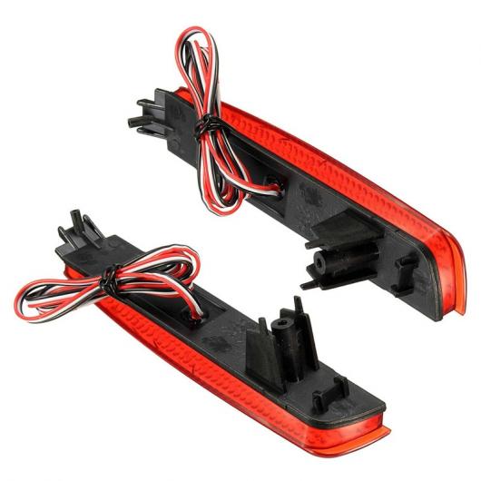 リア 警告 LED レッド バンパー リフレクター レッドレンズ ブレーキ テール 日産 ジューク ムラーノ インフィニティ FX35 FX37 AL-BB-0442 AL