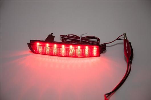 日産 ジューク ムラーノ インフィニティ FX35 FX37 F50 ブラック 煙 リフレクター LED ライト ガイド バック テール リア バンパー ブレーキ AL-BB-0466 AL_3