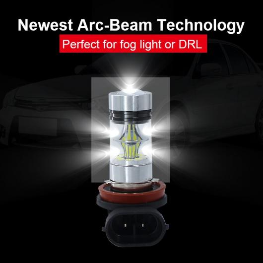 2�s�[�X �t�H�O�����v 20 SMD 3030 �������s�p DRL LED ���C�g 6000K �z���C�g H8�`9006 HB4 AL-BB-1095 AL