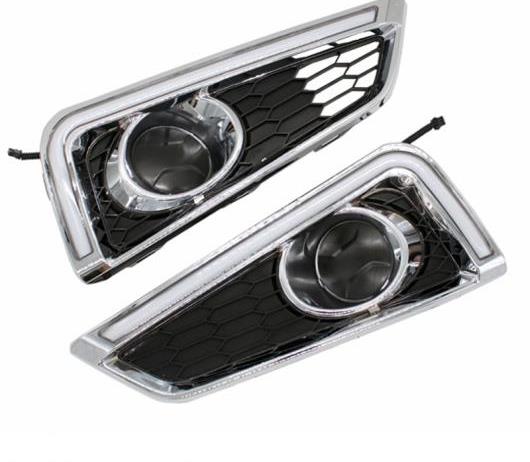 LED �f�C�^�C�� �����j���O���C�g 12V DRL �z���_ �V�e�B 2015 2016 2017 �C�G���[�J���[�^�[�j���O �V�O�i�� White with Yellow AL-BB-1367 AL