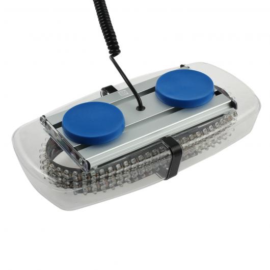 12V 240LED マグネット エマージェンシー バー リカバリー 警告ストロボフラッシュビーコン 15W アンバーライト AL-BB-7256 AL