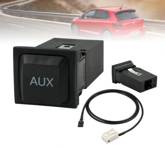 AUX IN �\�P�b�g�X�C�b�` �P�[�u�� VW �S���t �W�F�b�^ Jetta �T�M�^�[ MK5 MK6 RCD 510 310 + 300 �v���O ���� �^�C�v001 AL-BB-7539 AL