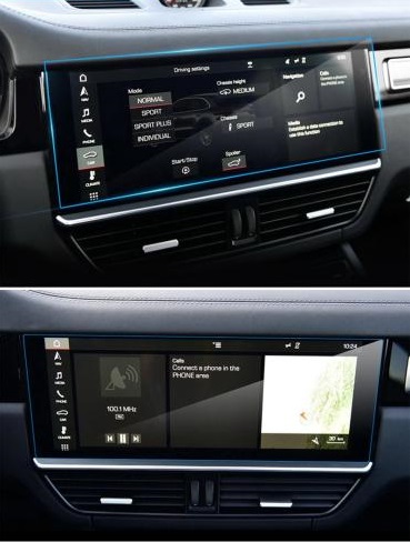 GPS ナビゲーション 画面 スチール 保護 フィルム ポルシェ パナメーラ