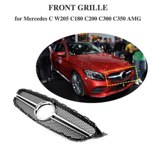 �K�p: �����Z�f�X�x���c C�N���X W205 C180 C200 C300 C350 C350 AMG 2019-2020 �t�����g �o���p�[ ���[�V���O �u���b�N�`�_�[�N�O���[ AL-DD-8680 AL