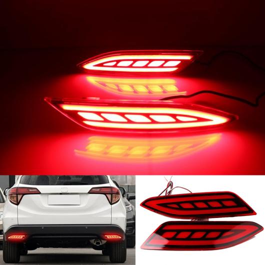 LED �f�C�^�C�� �����j���O �K�p: �z���_ HRV HR-V 2015-2017 ���A �o���p�[ �e�[�� ���C�g �t�H�O�����v �u���[�L 3�t�@���N�V���� AL-FF-1713 AL