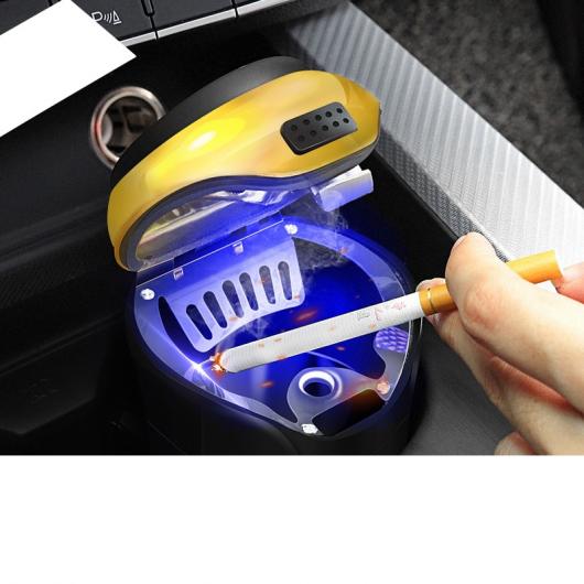 ステンレス スチール ABS インテリア USB LED 太陽 エネルギー 灰皿