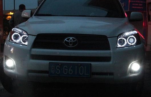 �w�b�h�����v �K�p: �g���^ RAV4 2009-2012 LED �w�b�h���C�g DRL H7/D2H HID 4300K�`8000K 35W�E55W AL-HH-0876