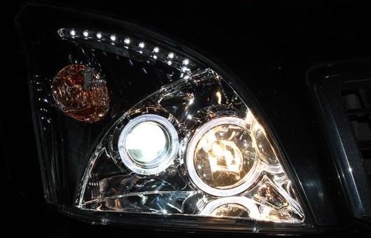 �w�b�h�����v �K�p: �g���^ �v���h FJ120 2003-2009 LED �w�b�h���C�g DRL H7/D2H 4300K�`8000K 35W�E55W AL-HH-0929