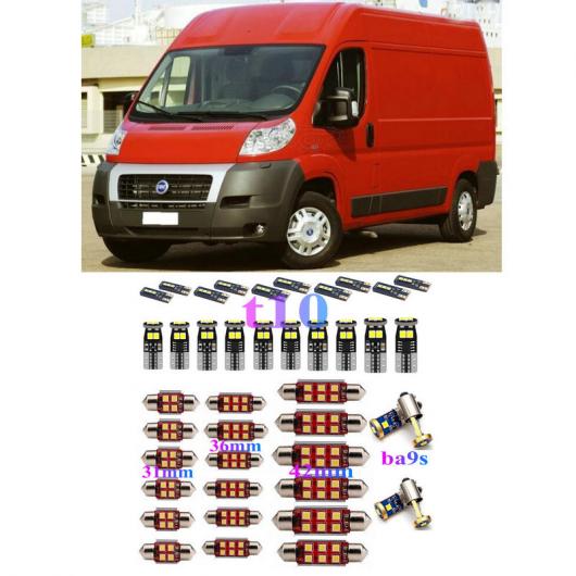LED �ԗp ���� ���C�g �K�p: �t�B�A�b�g/FIAT �f���J�[�g �{�b�N�X 230 244 250 290 �o�X 230 244 250 �f���J�[�g �p�m���} 290 �h�[�� �z���C�g AL-JJ-2317 AL