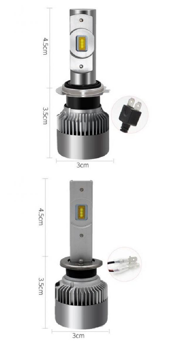�w�b�h���C�g �o���u LED �K�p: �I�y��/OPEL �A�X�g�� �I�v�e�B�} GTC 6000K 10000lm ���[�r�[�� H7�E�n�C�r�[�� H1 AL-KK-0523 AL