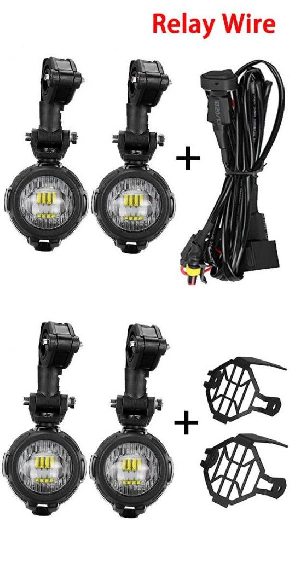 �⏕ �t�H�O���C�g 40W LED �A�Z���u�� �R���{ �I�[�g�o�C �K�p: 1�Z�b�g ���C�g �����[���C���[�E1�Z�b�g ���C�g �J�o�[ AL-KK-2510 2�� AL