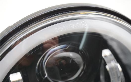 7 ヘッドライト オートバイ 7インチ LED ヘッドライト バケツ トリム リング 60W クローム 1セット・80W クローム 1セット AL-KK-2644 2輪 AL