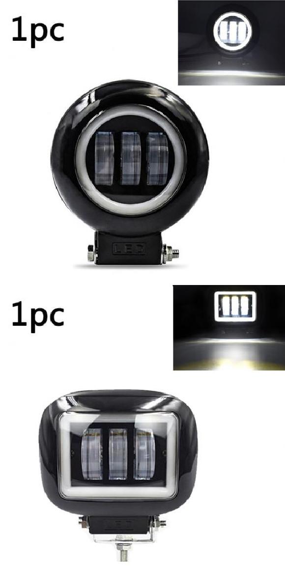 6D �����Y 5�C���` ���E���h �X�N�G�A LED ���[�N ���C�g 12V/24V �K�p: ATV SUV UTV �g���b�N 4X4 1�s�[�X AL-KK-2892 AL