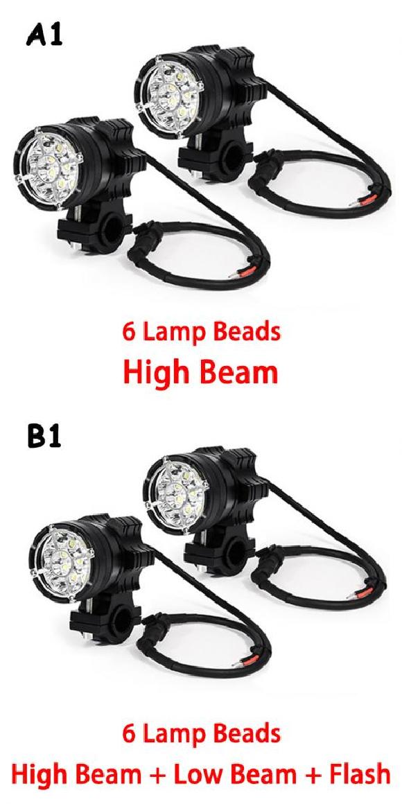 LED オートバイ ヘッドライト モト LED ランプ 適用: BMW R1200GS 2ピース 6ランプ ビーズ・2ピース 6 シップ フラッシュ AL-KK-2918 2輪 AL