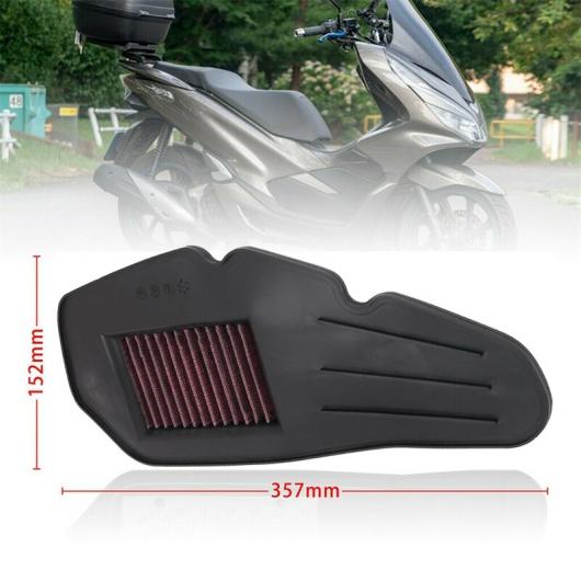 オートバイ エア フィルター 適用: ホンダ PCX125 PCX150 PCX 125 150 2013-2017 ブラックレッド AL-KK-6487 2輪 ALの画像