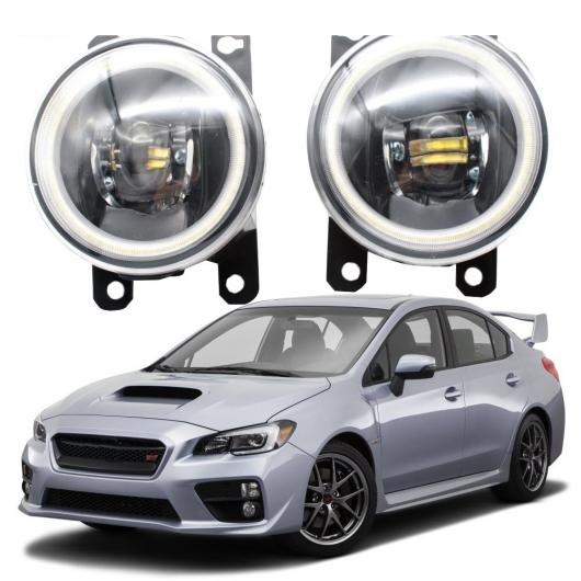 LED DRL ���C�g �K�p: �X�o�� WRX/WRX STI 2015-2019 LED �G���W�F���A�C �J�b�g���C�������Y �t�H�O���C�g �z���C�g �G���W�F���A�C AL-KK-7923 AL