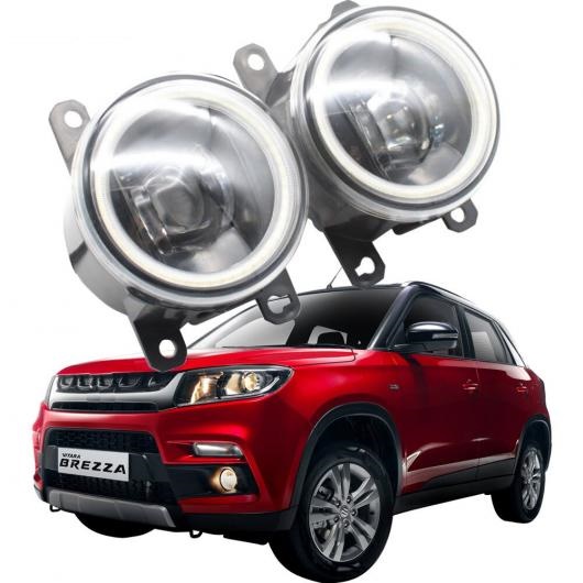 LED �G���W�F���A�C DRL �K�p: �X�Y�L �r�^�[�� BREZZA 2016-2020 �J�b�g���C�������Y �t�H�O���C�g �z���C�g �G���W�F���A�C AL-KK-7960 AL