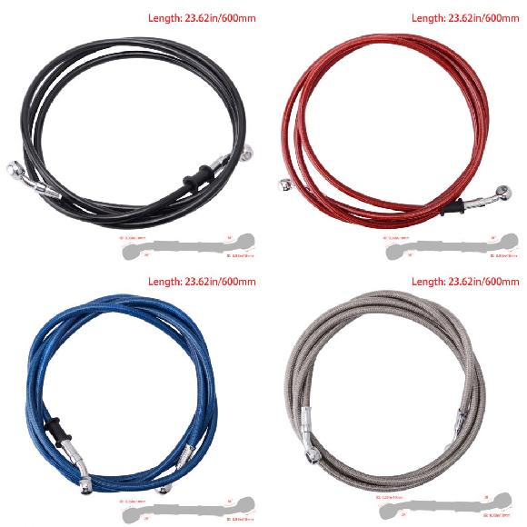 600mm �I�C�� �z�[�X �`���[�u ���j�o�[�T�� �҂ݍ��� �X�`�[�� ������ ���� �u���[�L ���C�� ATV �ق��� PIT ���[�V���O �u���b�N�`�V���o�[ AL-LL-0496 AL