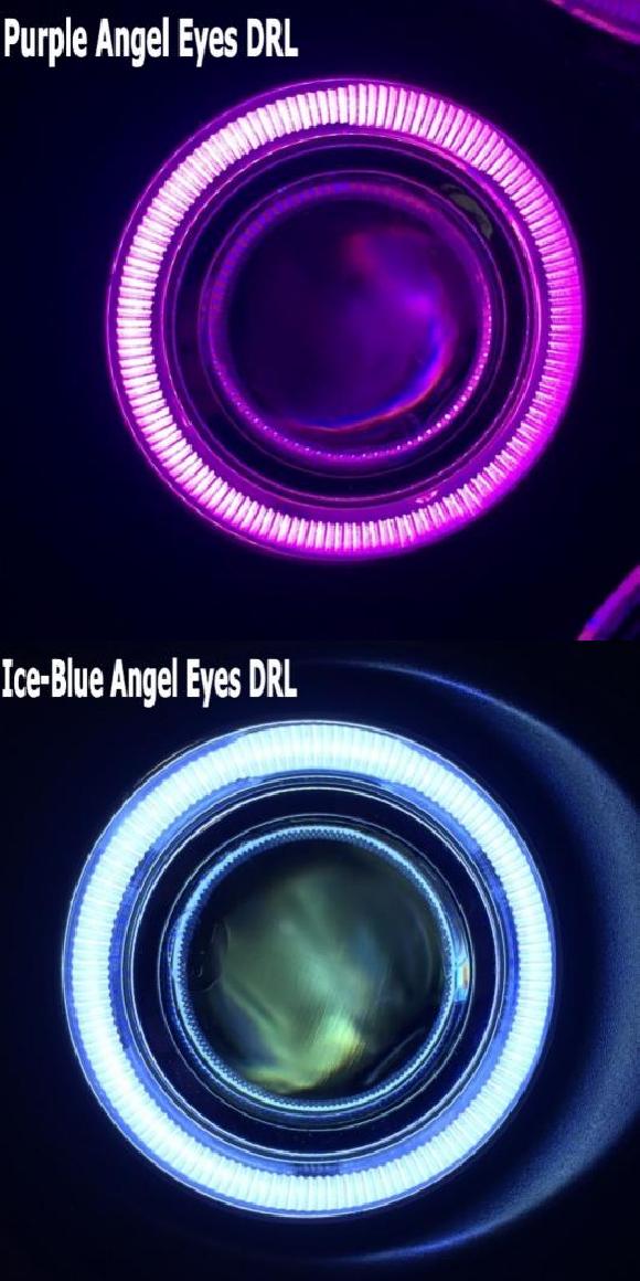 LED COB �G���W�F���A�C DRL �C�G���[ �V�O�i�� ���C�g �n���Q���o���u�L�b�g ���b�h �G���W�F���A�C�`�A�C�X�u���[ �G���W�F���A�C 4300K�E6000K AL-LL-6133 AL