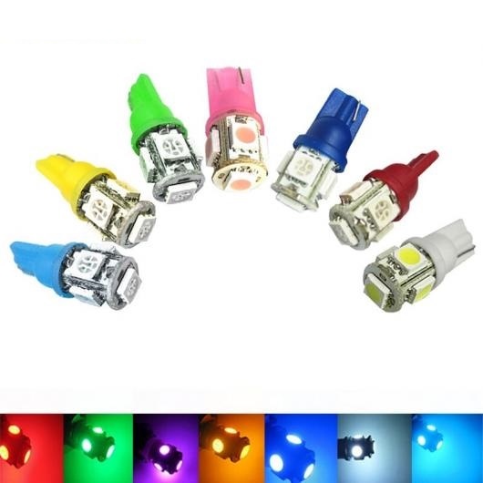 100�s�[�X T10 W5W LED �o���u 5050 5 SMD 194 168 �E�F�b�W �C���e���A �T�C�h �_�b�V���{�[�h ���C�Z���X ���C�g �����v �z���C�g�`�O���[�� AL-LL-6519 AL
