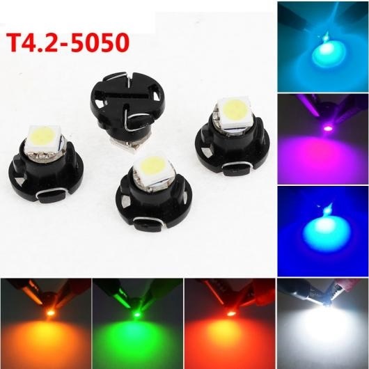 4�s�[�X T4.2 5050 1SMD 1LED �V�b�v LED �_�b�V���{�[�h ���[�^�[ �p�l�� LED ���C�g �o���u �z���C�g�`�N���X�^���u���[ AL-LL-6561 AL